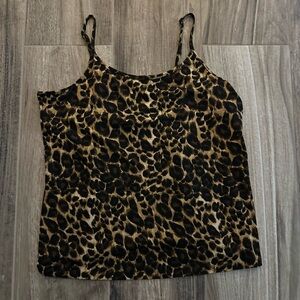 Jessica London Women's Leopard Print Tank